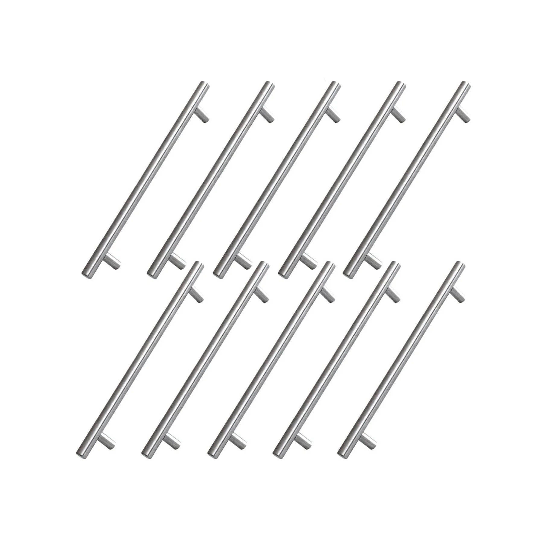 Lexroo 10 Adet Pürüzsüz İnox Metal Kulp 192 Mm Mobilya Mutfak Çekmece Dolap Dolabı Kulbu Kulpu Çok Renkli Lexroo 10 Adet Pürüzsüz İnox Metal Kulp 192 Mm Mobilya Mutfak Çekmece Dolap Dolabı Kulbu Kulpu Çok Renkli