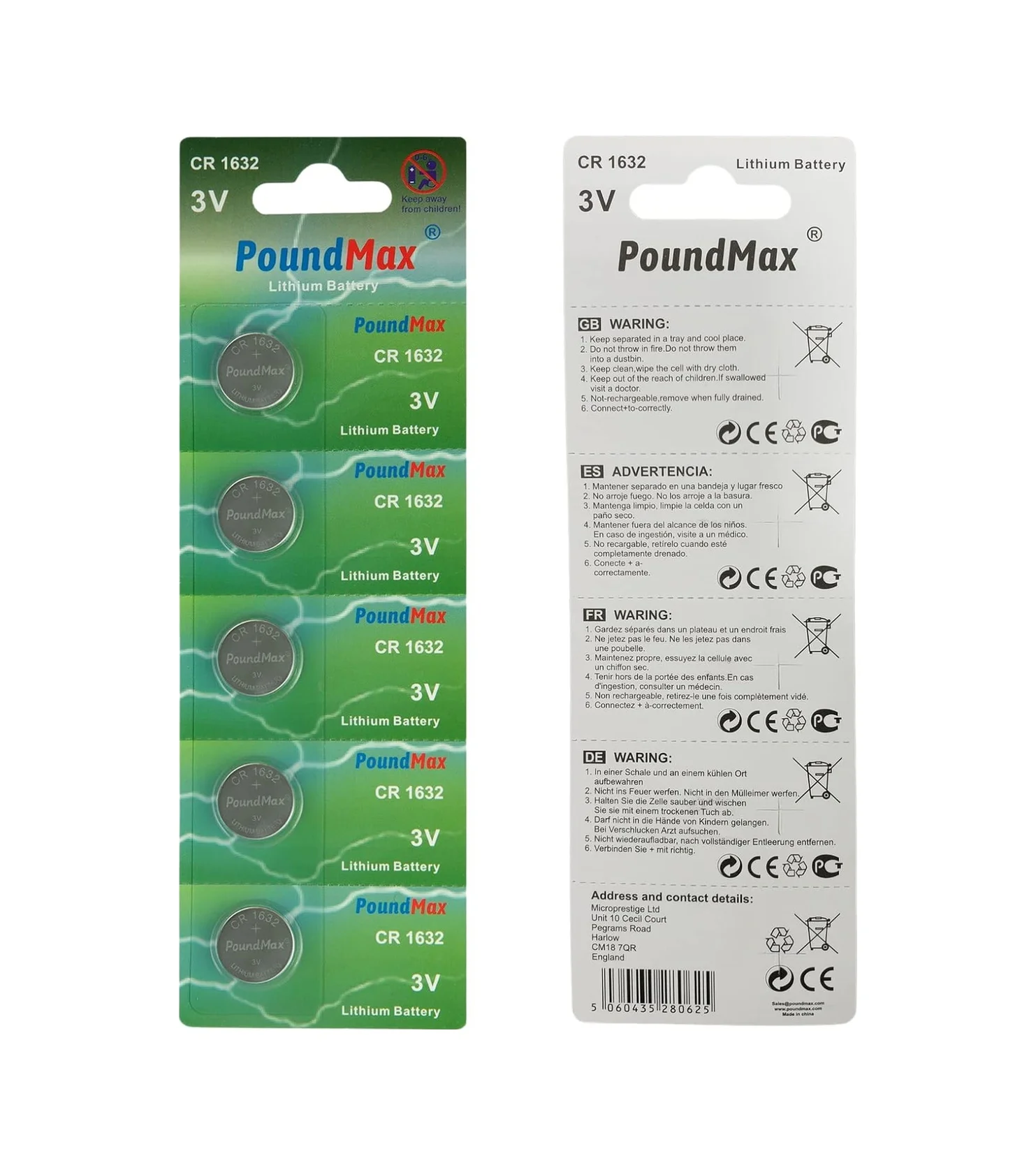 Lexroo 10 X 1632 Cr1632 Dl1632 3v Lityum Madeni Para Pilleri Lexroo 10 X 1632 Cr1632 Dl1632 3v Lityum Madeni Para Pilleri - Görsel 2