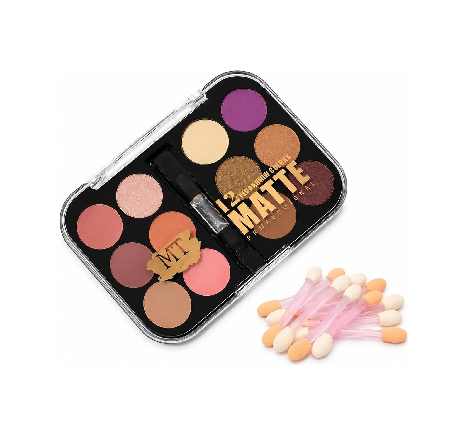 Lexroo 12 Renk Profesyonel Mat Ve Işıltılı Göz Farı Paleti, Nude & Bordo Tonlar, Yüksek Pigmentli Lexroo 12 Renk Profesyonel Mat Ve Işıltılı Göz Farı Paleti, Nude & Bordo Tonlar, Yüksek Pigmentli