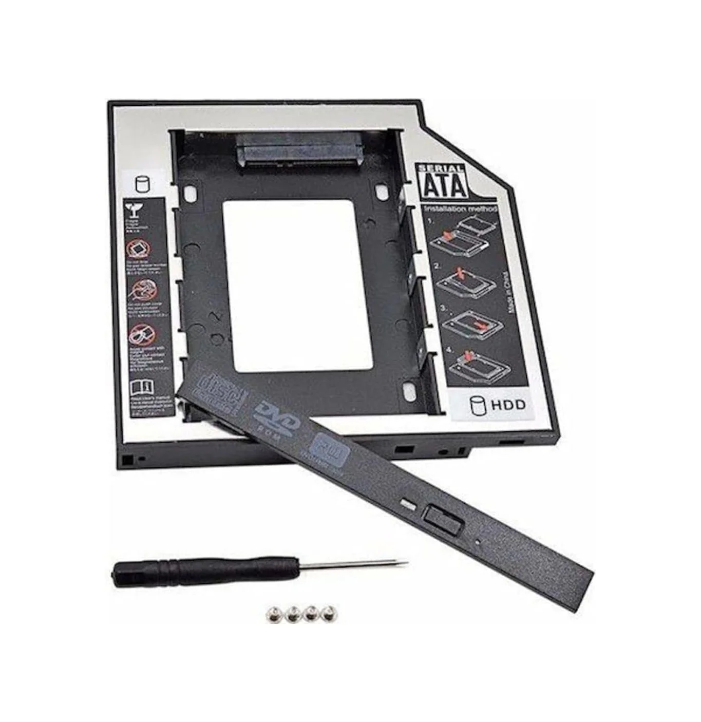 Lexroo 12.7mm Hdd Caddy Dvd Ssd Kutu Sata Cd Kızak İkinci Harddisk Laptop Notebook 4717 Lexroo 12.7mm Hdd Caddy Dvd Ssd Kutu Sata Cd Kızak İkinci Harddisk Laptop Notebook 4717