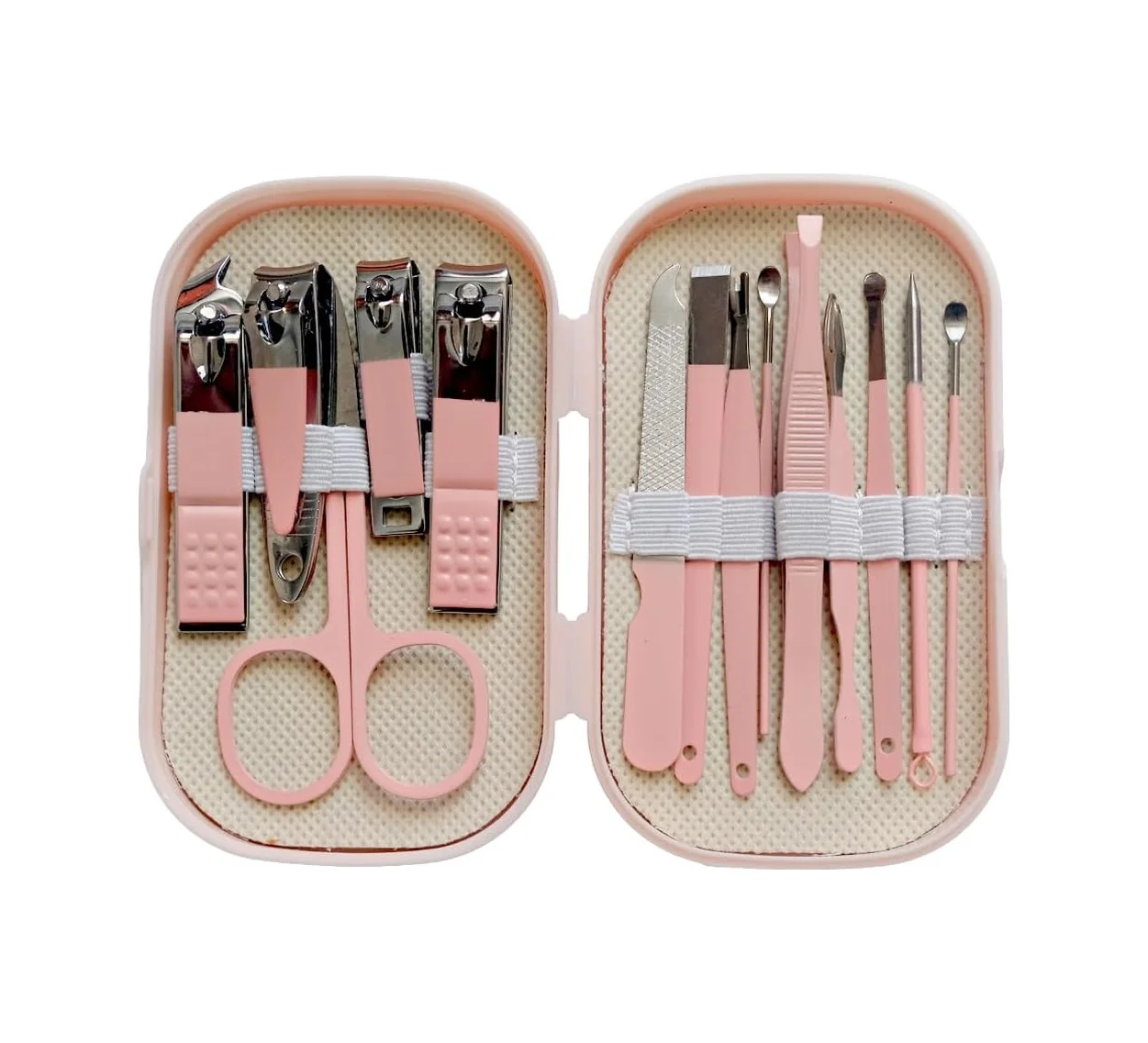 Lexroo 14 Parça Manikür Pedikür Seti Pembe Çantalı Tırnak Kulak Kaş El Ayak Kişisel Bakım Paslanmaz Lexroo 14 Parça Manikür Pedikür Seti Pembe Çantalı Tırnak Kulak Kaş El Ayak Kişisel Bakım Paslanmaz