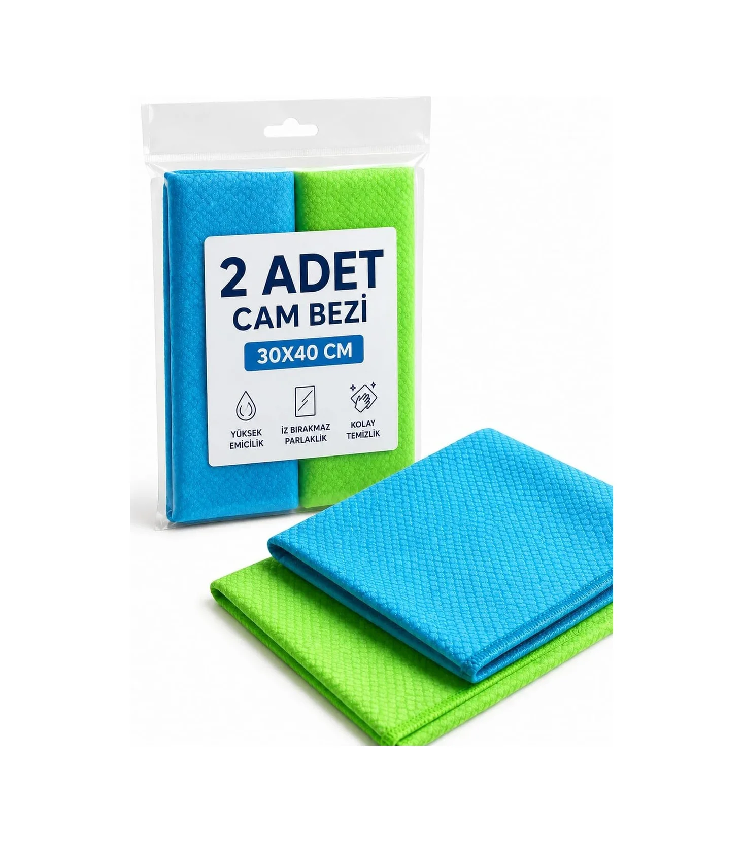 Lexroo 2 Adet Mikrofiber Cam Bezi 30x40 Temizlik Bezi Çok Renkli Lexroo 2 Adet Mikrofiber Cam Bezi 30x40 Temizlik Bezi Çok Renkli