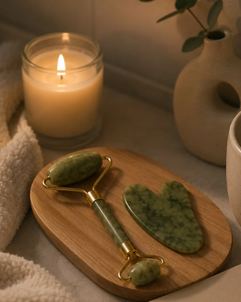 Lexroo 2 Parça Jade Stone Cilt Bakım Seti Şişkinlik Karşıtı Yüz Masajı Lexroo 2 Parça Jade Stone Cilt Bakım Seti Şişkinlik Karşıtı Yüz Masajı