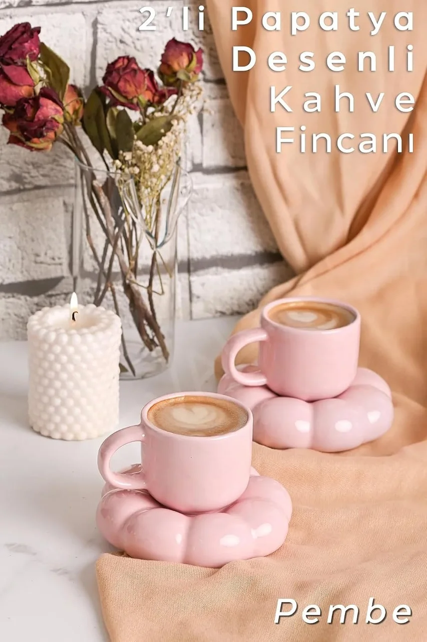 Lexroo 2 Set 4 Parça Bulut Model Kahve Fincanı 90 Ml - Türk Kahvesi Fincanı Çok Renkli Lexroo 2 Set 4 Parça Bulut Model Kahve Fincanı 90 Ml - Türk Kahvesi Fincanı Çok Renkli