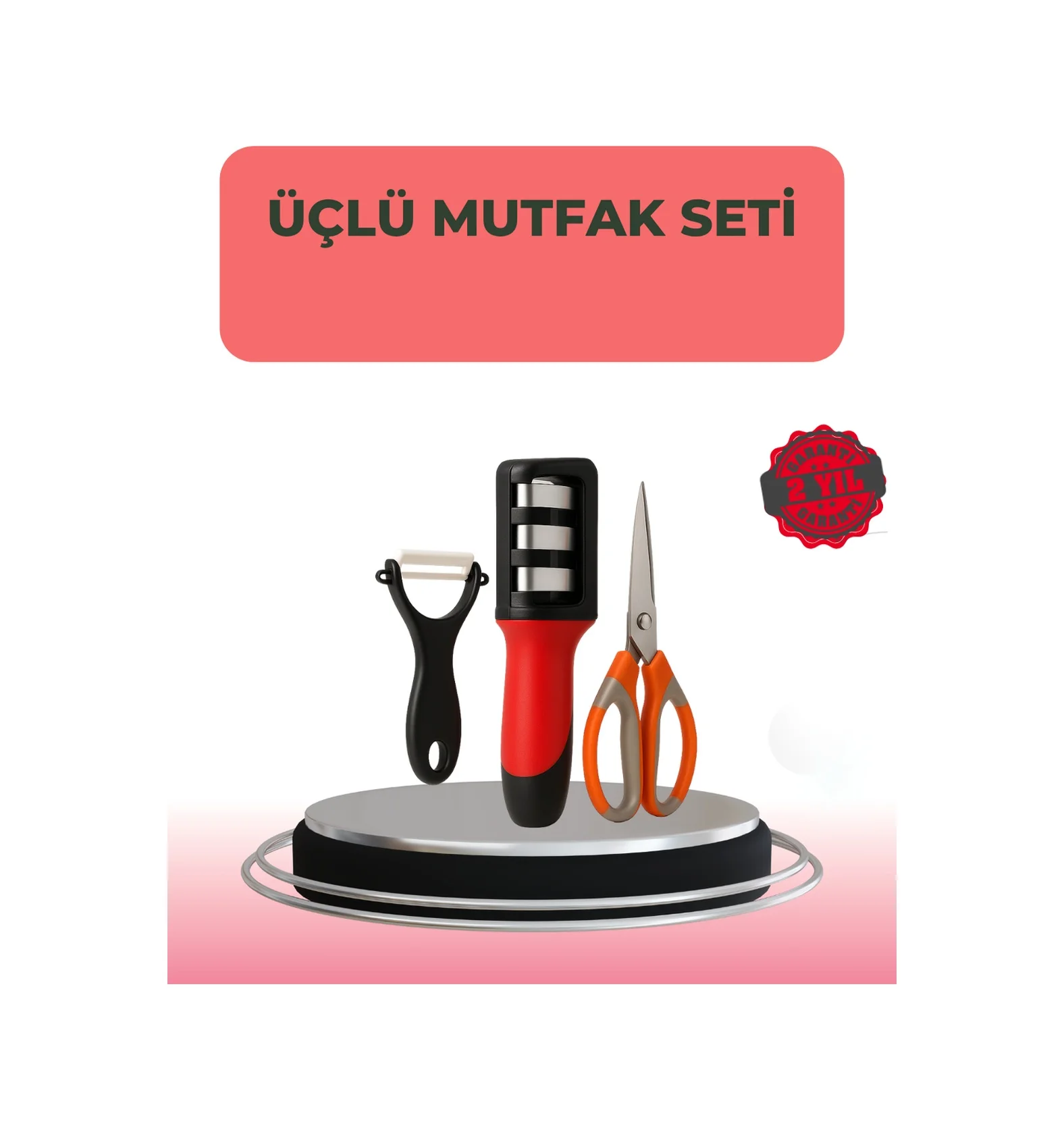 Lexroo 3 Parçalı Çok Fonksiyonlu Mutfak Makas Seti Paslanmaz Çelik, Ergonomik Tasarım Lexroo 3 Parçalı Çok Fonksiyonlu Mutfak Makas Seti Paslanmaz Çelik, Ergonomik Tasarım