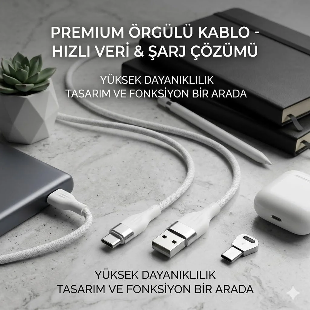 Lexroo 3.0a Type-c Hızlı Şarj Ve Data Kablosu Beyaz 1m Standart Lexroo 3.0a Type-c Hızlı Şarj Ve Data Kablosu Beyaz 1m Standart