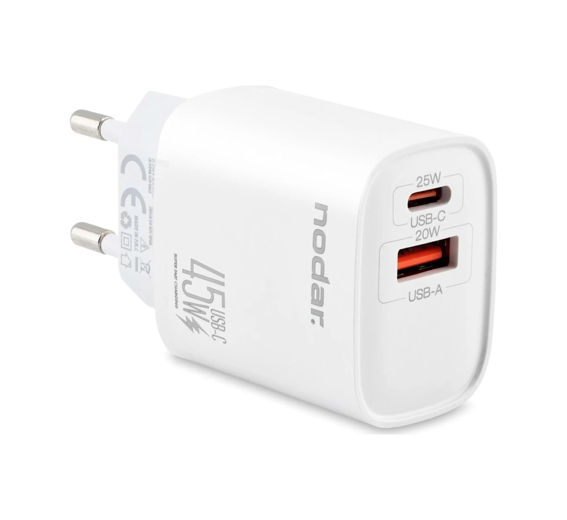 Lexroo 45w Çift Çıkışlı Hızlı Şarj Adaptörü, Güvenli Seyahat Şarj Başlığı, Apple iPhone Uyumlu Standart Lexroo 45w Çift Çıkışlı Hızlı Şarj Adaptörü, Güvenli Seyahat Şarj Başlığı, Apple iPhone Uyumlu Standart