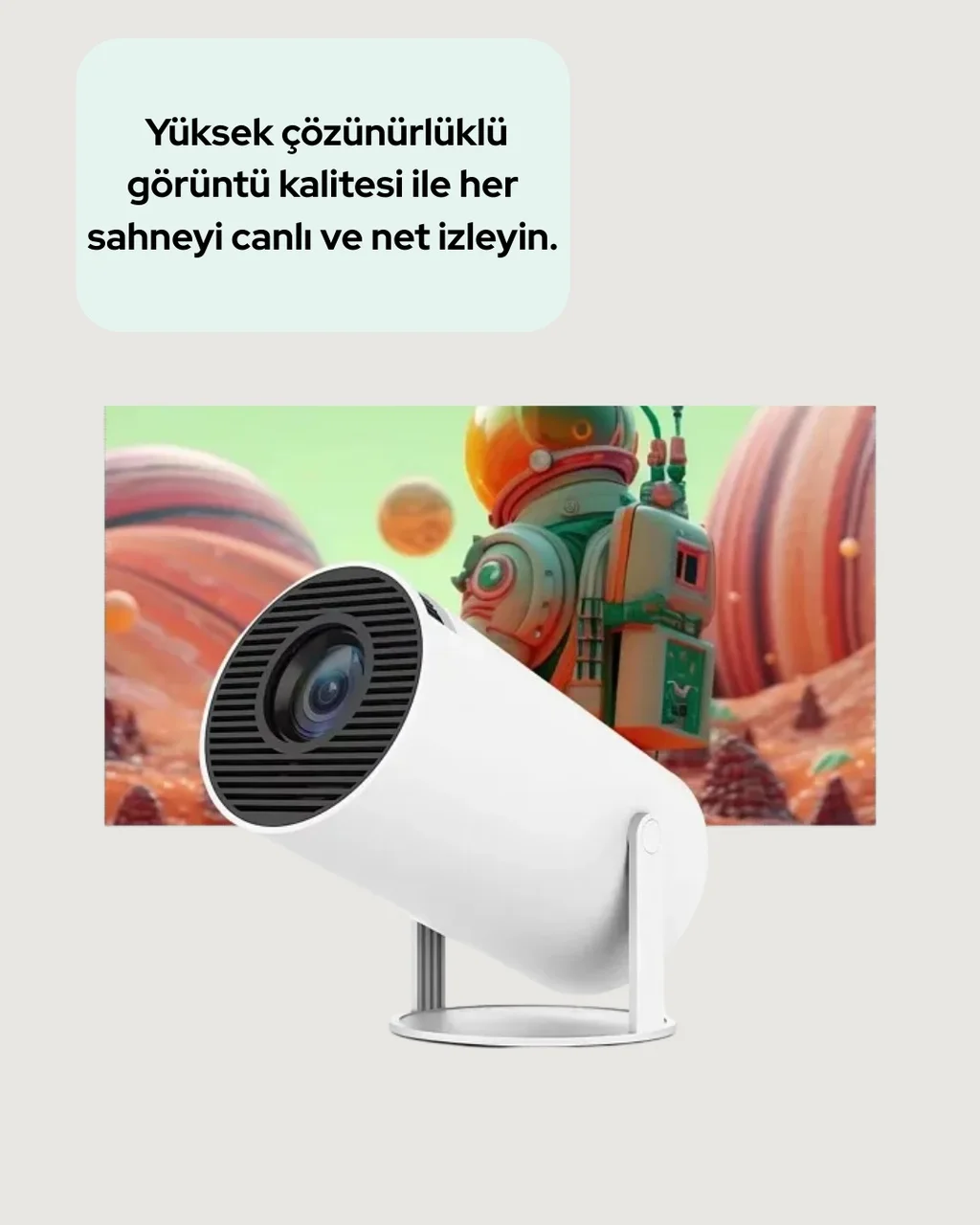 Lexroo 4k Uyumlu 130 İnç Full Hd Projeksiyon Cihazı Ve Kablosuz Aktarım Özelliği Lexroo 4k Uyumlu 130 İnç Full Hd Projeksiyon Cihazı Ve Kablosuz Aktarım Özelliği