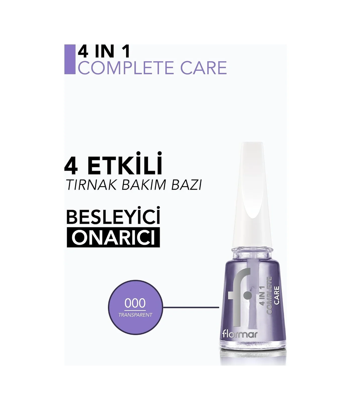 Lexroo 4'ü 1 Arada Bakım Yapan Tırnak Koruyucu Cila - 4 İn 1 Complete Base Coat - 000-8682536059299 Lexroo 4'ü 1 Arada Bakım Yapan Tırnak Koruyucu Cila - 4 İn 1 Complete Base Coat - 000-8682536059299