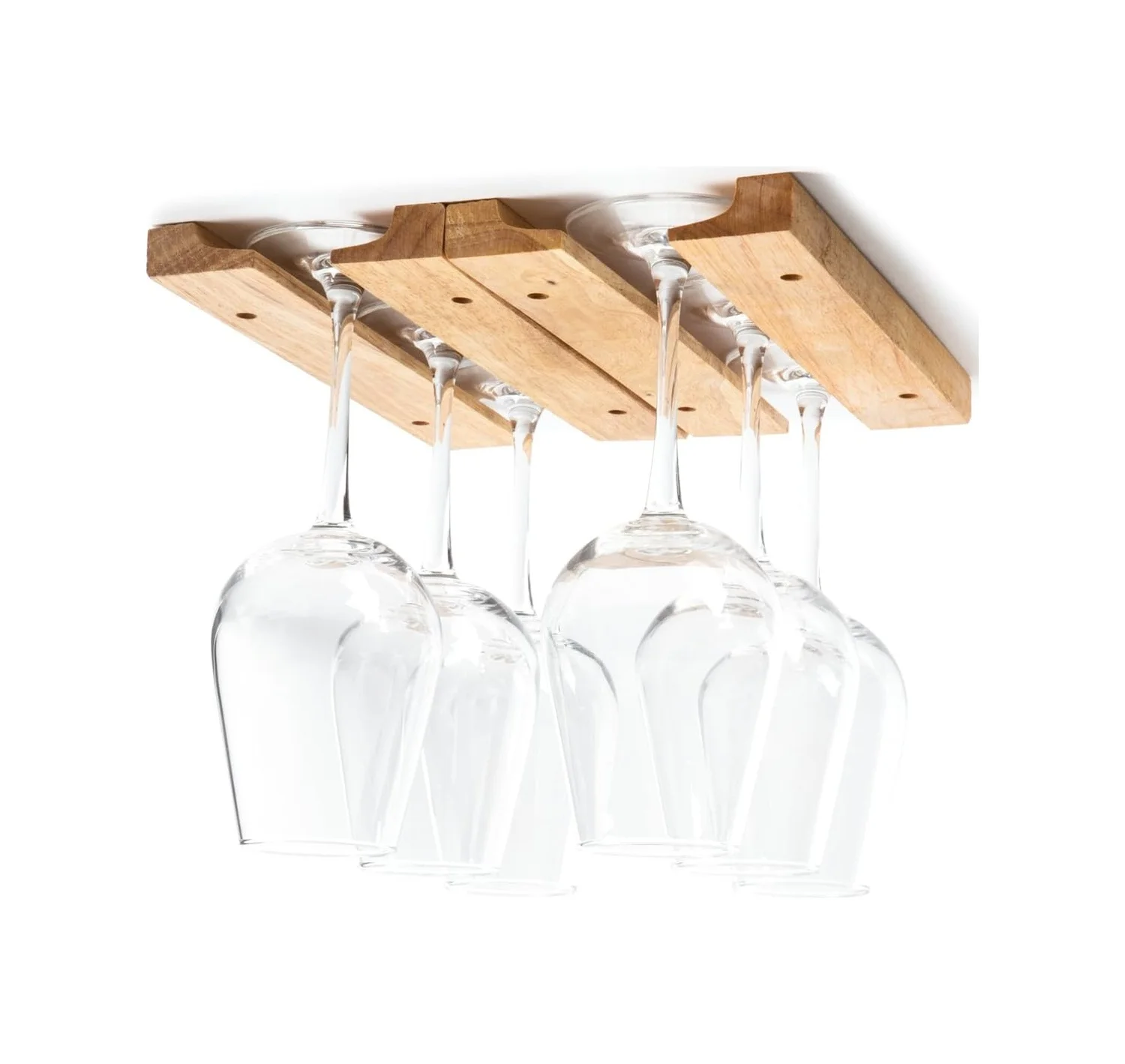Lexroo 5025 Wine Cam Wood Çatı, Under Dolap Askısı Holder Storage Organizer Ahşap Lexroo 5025 Wine Cam Wood Çatı, Under Dolap Askısı Holder Storage Organizer Ahşap