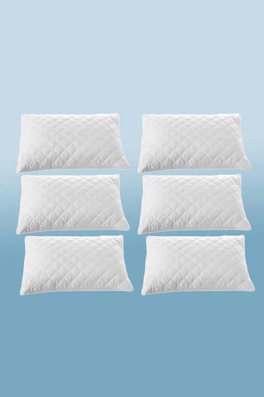 Lexroo 6 Adet 50x70 Cm Kapitoneli Fermuarlı Yastık Koruyucu Alez Çok Renkli Lexroo 6 Adet 50x70 Cm Kapitoneli Fermuarlı Yastık Koruyucu Alez Çok Renkli