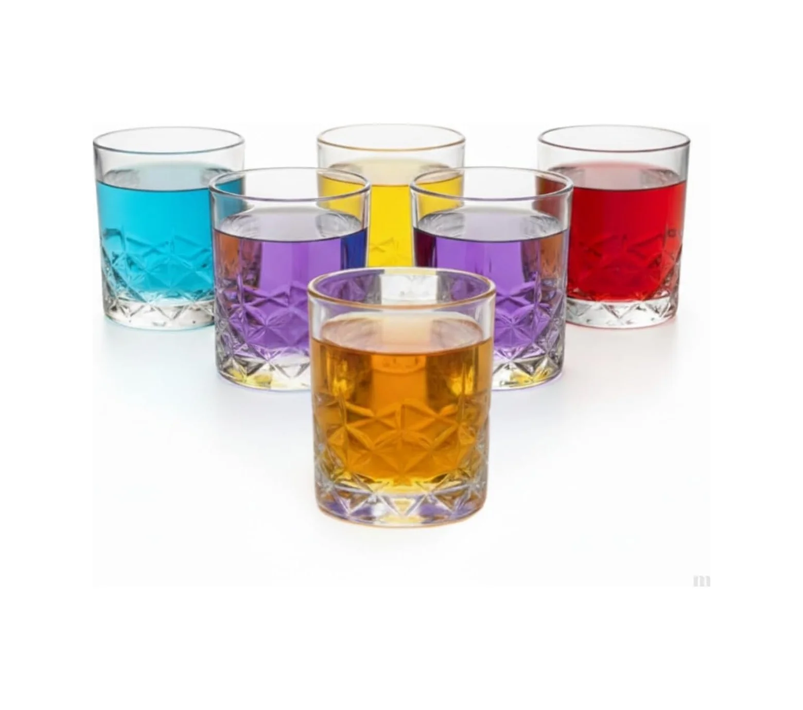 Lexroo 6 Lı Kahve Yanı Bardağı Seti 75 Ml Çok Renkli Lexroo 6 Lı Kahve Yanı Bardağı Seti 75 Ml Çok Renkli
