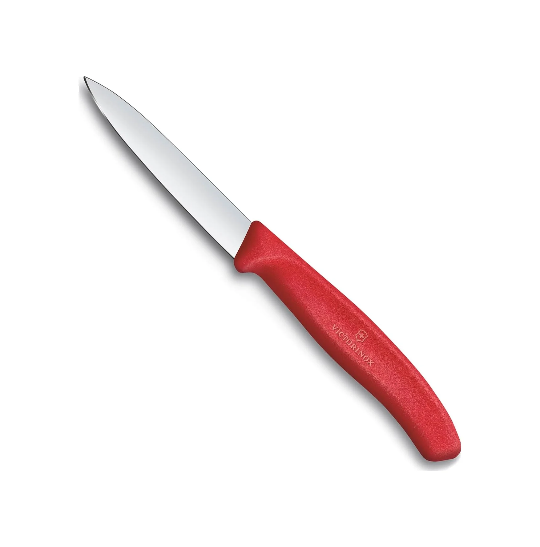 Lexroo 6.7601.c1 Swiss Classic 8cm Düz Soyma Bıçağı, Kırmızı Paslanmaz Çelik Lexroo 6.7601.c1 Swiss Classic 8cm Düz Soyma Bıçağı, Kırmızı Paslanmaz Çelik
