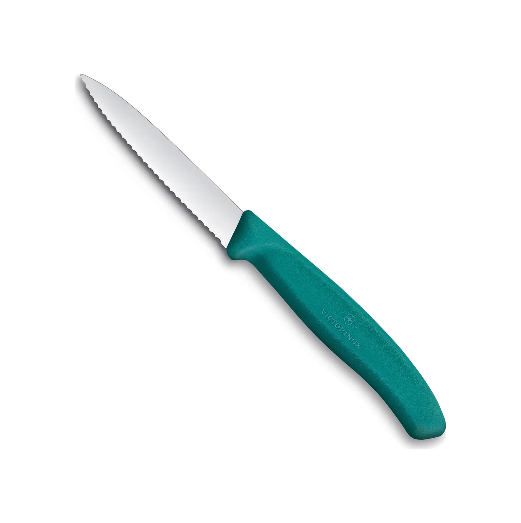 Lexroo 6.7634.c1 Swiss Classic 8cm Tırtıklı Soyma Bıçağı, Yeşil Paslanmaz Çelik Lexroo 6.7634.c1 Swiss Classic 8cm Tırtıklı Soyma Bıçağı, Yeşil Paslanmaz Çelik
