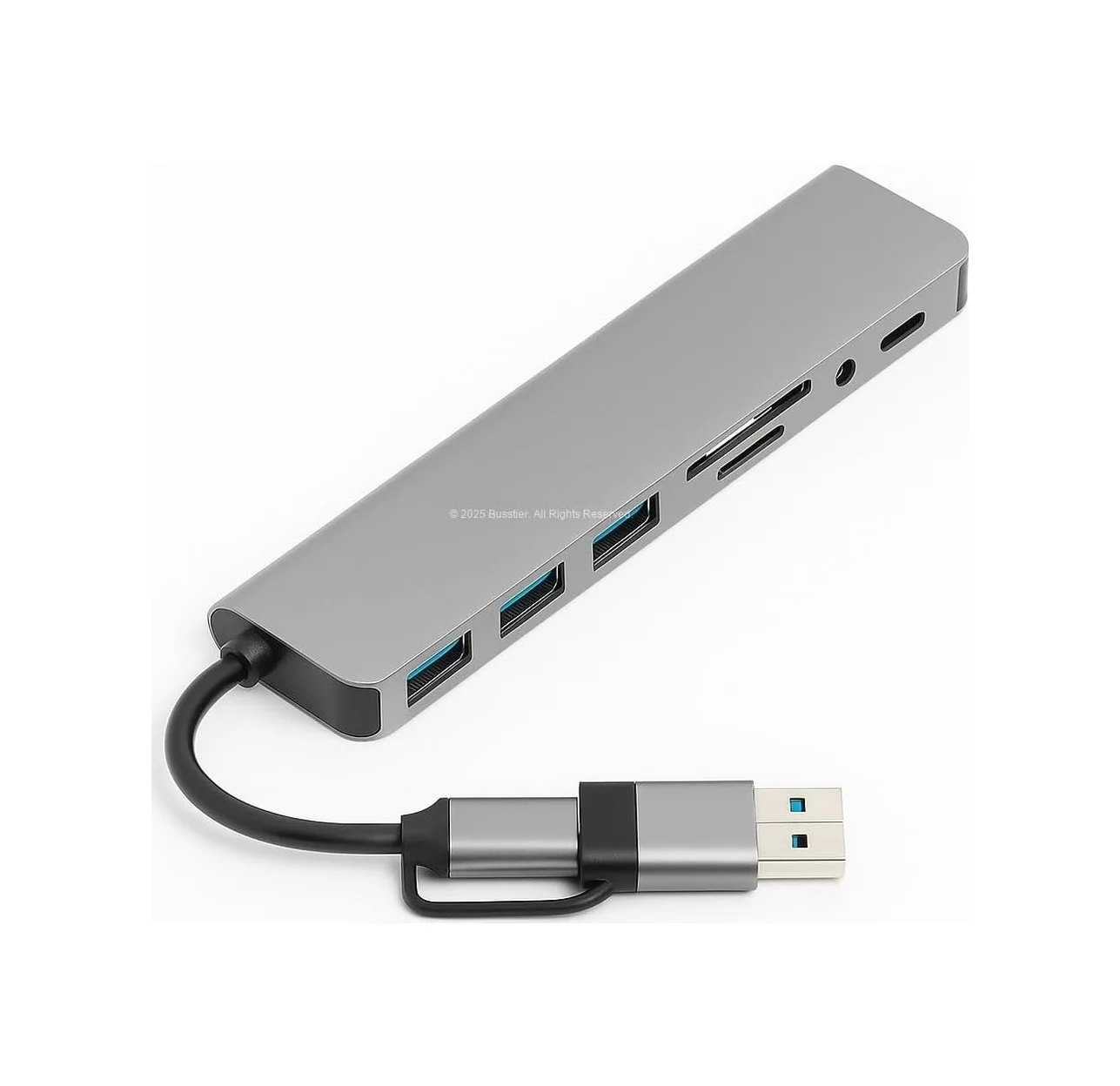 Lexroo 8 İn 1 Usb C Hub Çoklu Adaptör Usb 3.0 Ve Usb 2.0 Hub Tf Sd Kart Okuyucu 3.5mm Ses Çıkışı Lexroo 8 İn 1 Usb C Hub Çoklu Adaptör Usb 3.0 Ve Usb 2.0 Hub Tf Sd Kart Okuyucu 3.5mm Ses Çıkışı