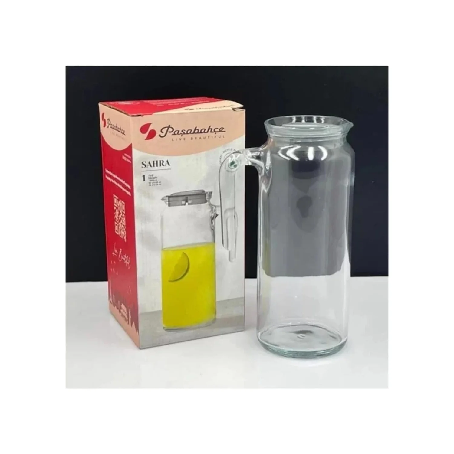 Lexroo 80056 Sahra Cam Sürahi 1lt Lexroo 80056 Sahra Cam Sürahi 1lt