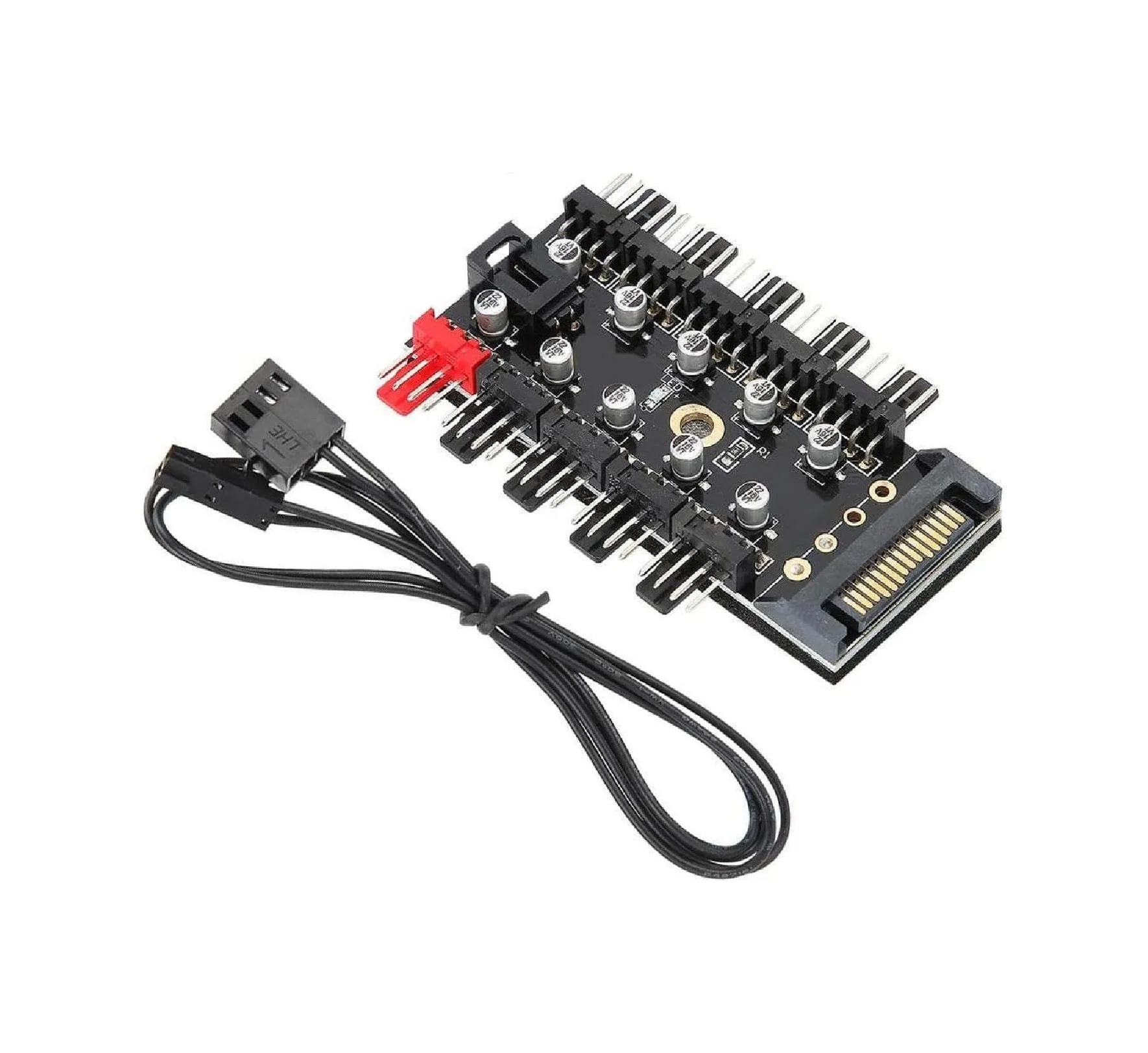 Lexroo 8849 10 Port Fan Power Sata Güç Switch Pwm Çoklayıcı Standart Lexroo 8849 10 Port Fan Power Sata Güç Switch Pwm Çoklayıcı Standart