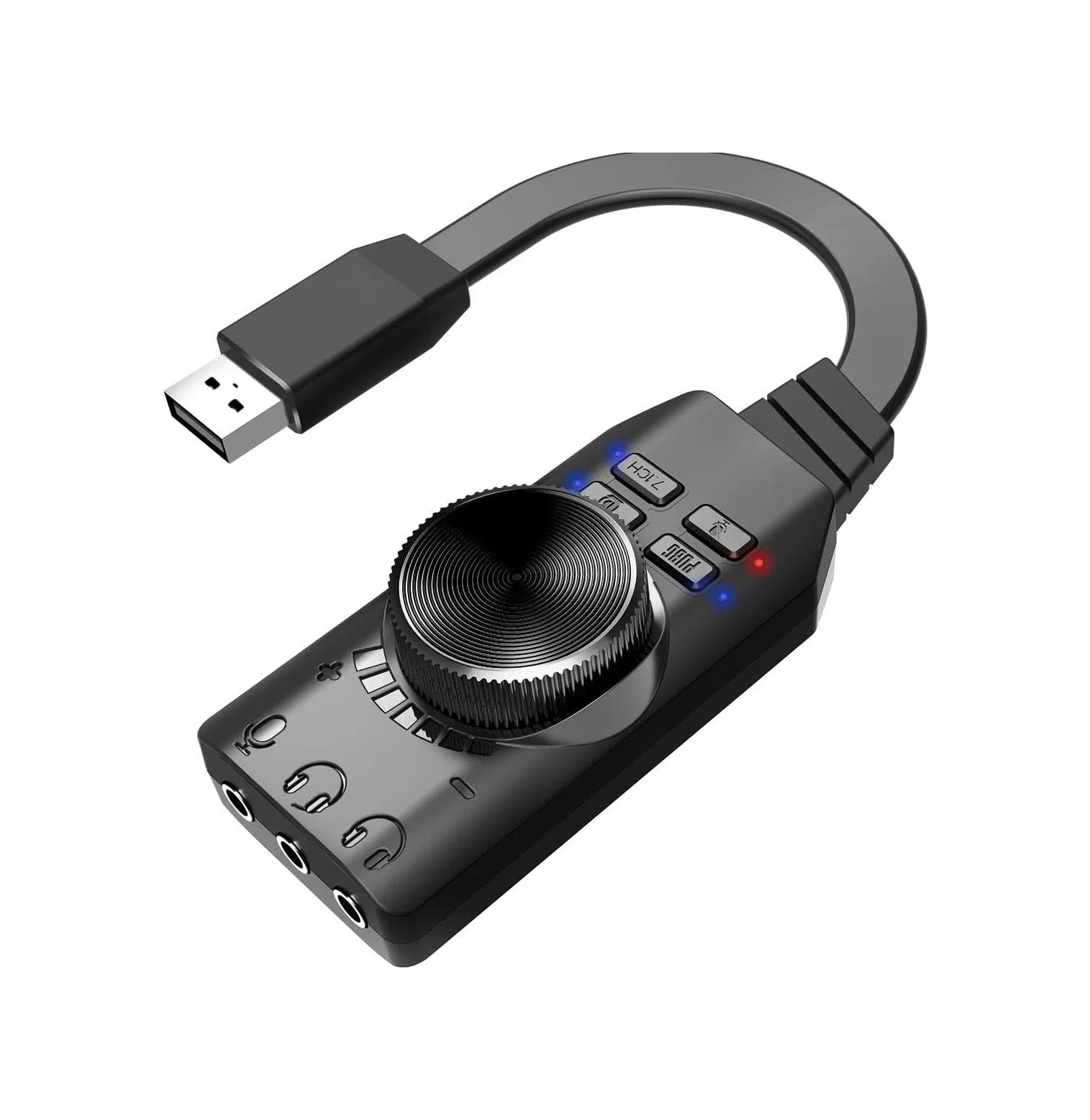 Lexroo A4677 Usb 2.0 Ses Kartı 7.1 Kanallı Pc Ve Laptop Için Pubg Oyun Harici Ses Kartı Lexroo A4677 Usb 2.0 Ses Kartı 7.1 Kanallı Pc Ve Laptop Için Pubg Oyun Harici Ses Kartı