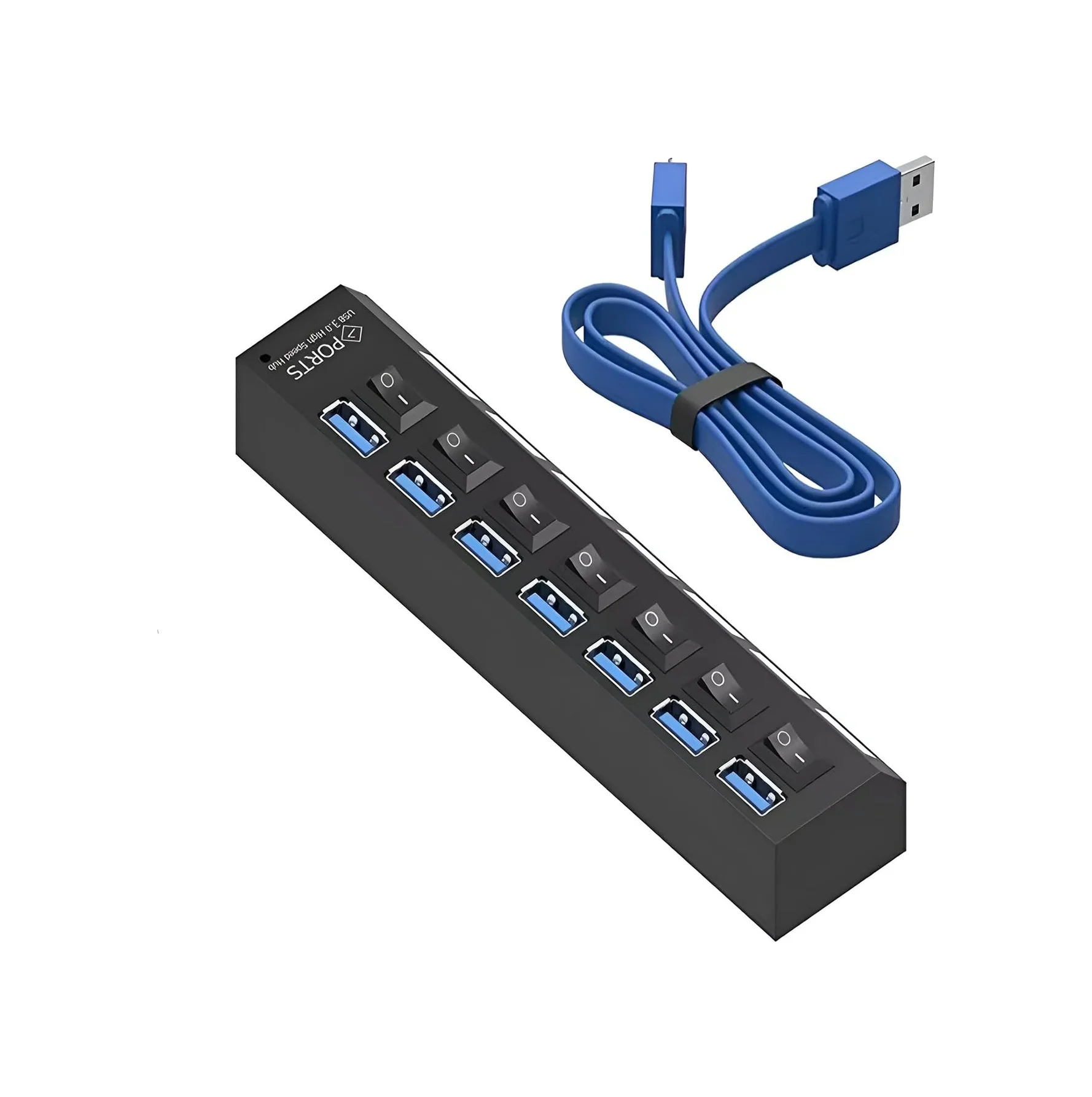 Lexroo A5258 7 Portlu Usb 3.0 Hub Anahtarlı Çoklayıcı Çoğaltıcı Switch Lexroo A5258 7 Portlu Usb 3.0 Hub Anahtarlı Çoklayıcı Çoğaltıcı Switch