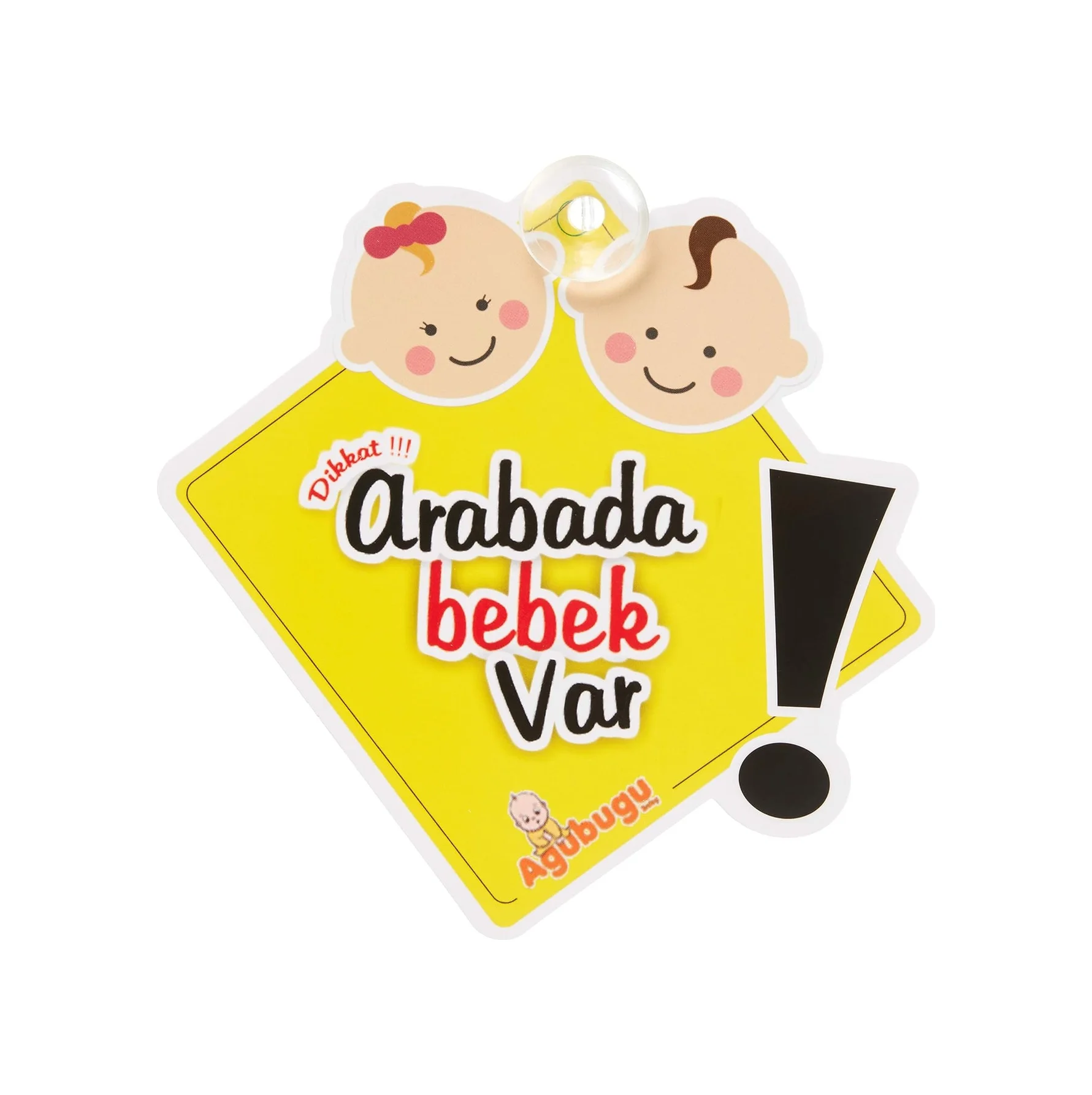Lexroo Agu-056 Arabada Bebek Var, Sarı Lexroo Agu-056 Arabada Bebek Var, Sarı