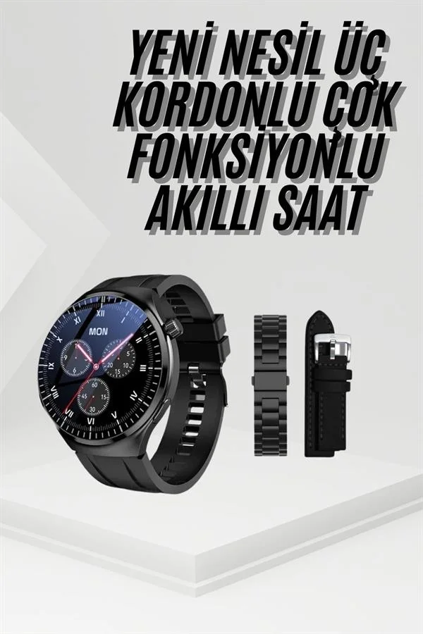 Lexroo Amoled Ekran Metal Deri Silikon Kordonlu Uyku Ve Sağlık Takibi Standart Lexroo Amoled Ekran Metal Deri Silikon Kordonlu Uyku Ve Sağlık Takibi Standart