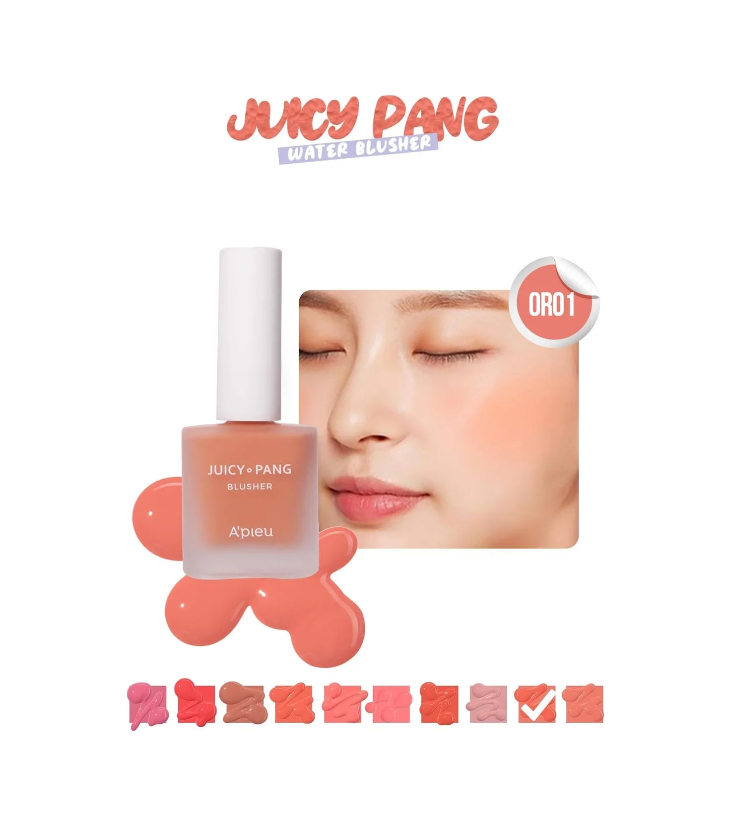 Lexroo A'pıeu Juicy-pang Or01 Turuncu Likit Allık 9g Lexroo A'pıeu Juicy-pang Or01 Turuncu Likit Allık 9g