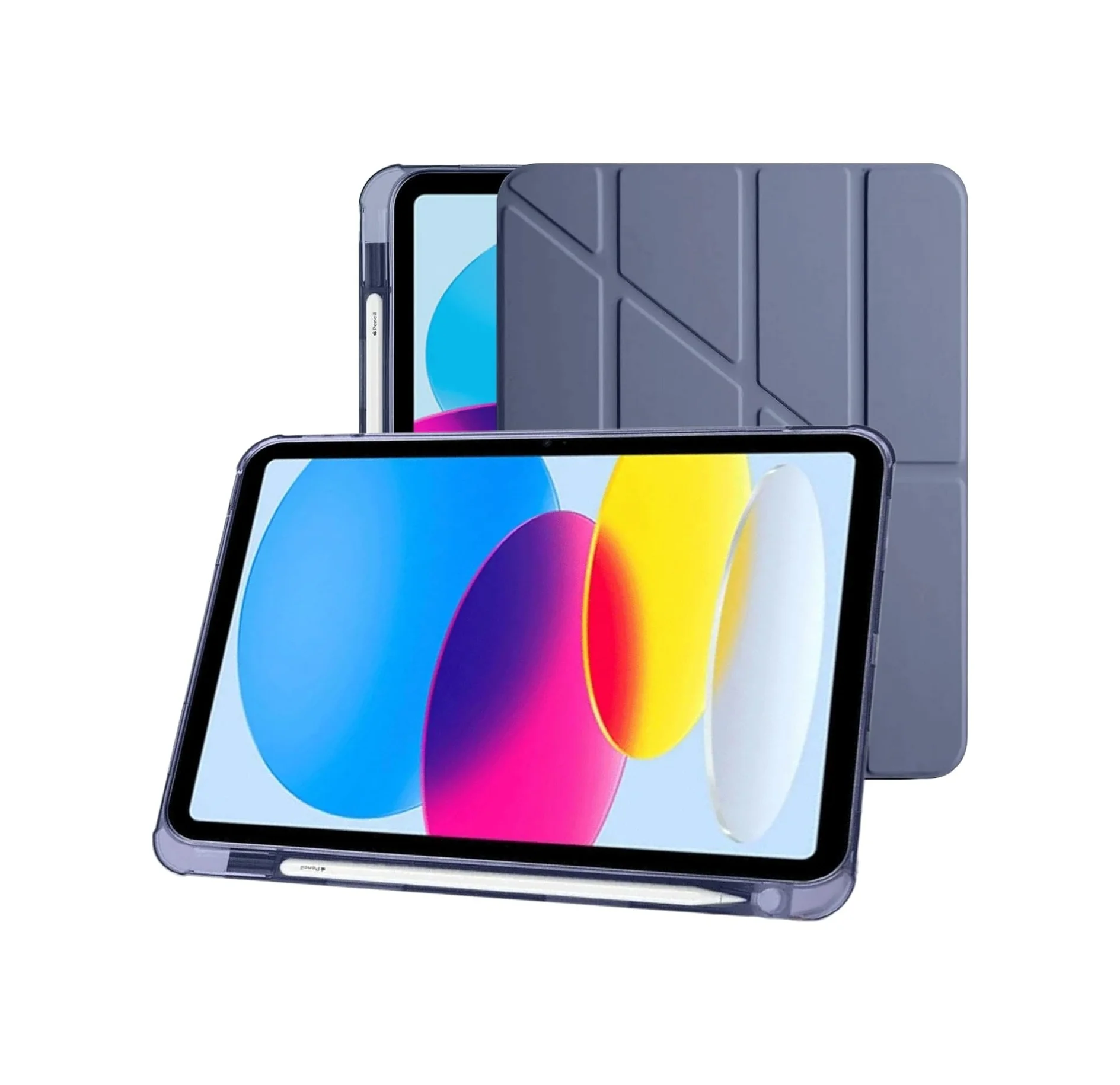 Lexroo Aple İpad 10.9 İnç 2022 10. Nesil Uyumlu Smart Kılıf, Aple Pencil Kalemlikli, Trifold, Esnek Tablet Kılıfı Lexroo Aple İpad 10.9 İnç 2022 10. Nesil Uyumlu Smart Kılıf, Aple Pencil Kalemlikli, Trifold, Esnek Tablet Kılıfı