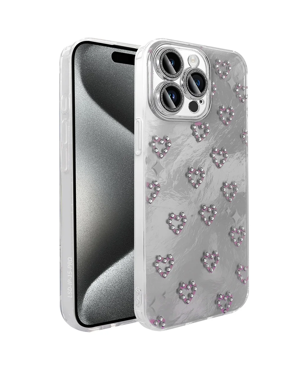 Lexroo Apple iPhone Uyumlu 15 Pro Kılıf Kamera Korumalı Figürlü Ponti Silikon Kılıf - Beyaz Lexroo Apple iPhone Uyumlu 15 Pro Kılıf Kamera Korumalı Figürlü Ponti Silikon Kılıf - Beyaz