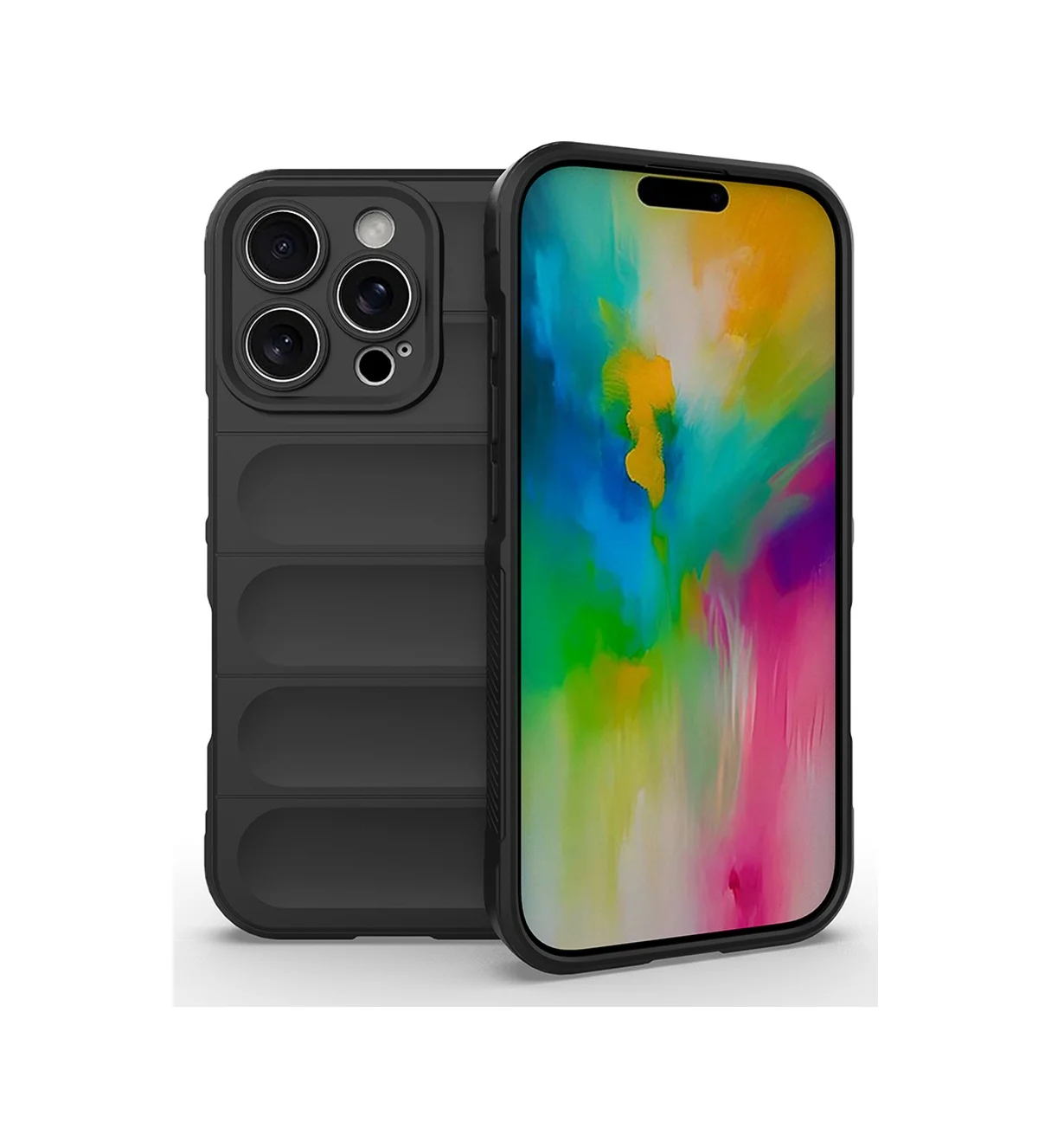 Lexroo Apple iPhone Uyumlu 16 Pro Kılıf Esnek Tpu Oyuklu Arka Yüzey Tasarımlı Etnik Silikon Kılıf - Siyah Lexroo Apple iPhone Uyumlu 16 Pro Kılıf Esnek Tpu Oyuklu Arka Yüzey Tasarımlı Etnik Silikon Kılıf - Siyah