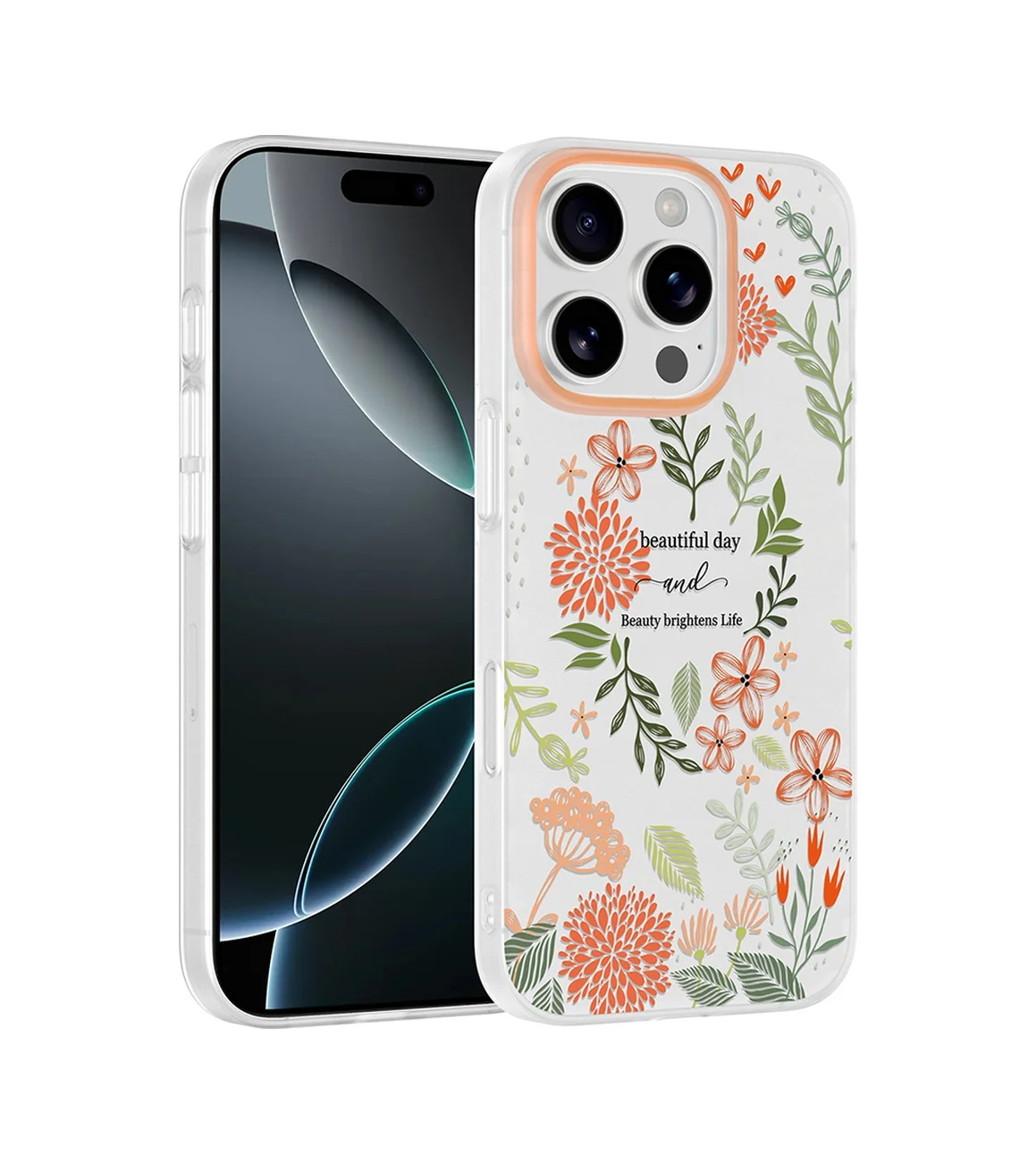 Lexroo Apple iPhone Uyumlu 16 Pro Max Kılıf Kamera Korumalı Desenli Klip Kılıf - Beautiful Çok Renkli Lexroo Apple iPhone Uyumlu 16 Pro Max Kılıf Kamera Korumalı Desenli Klip Kılıf - Beautiful Çok Renkli