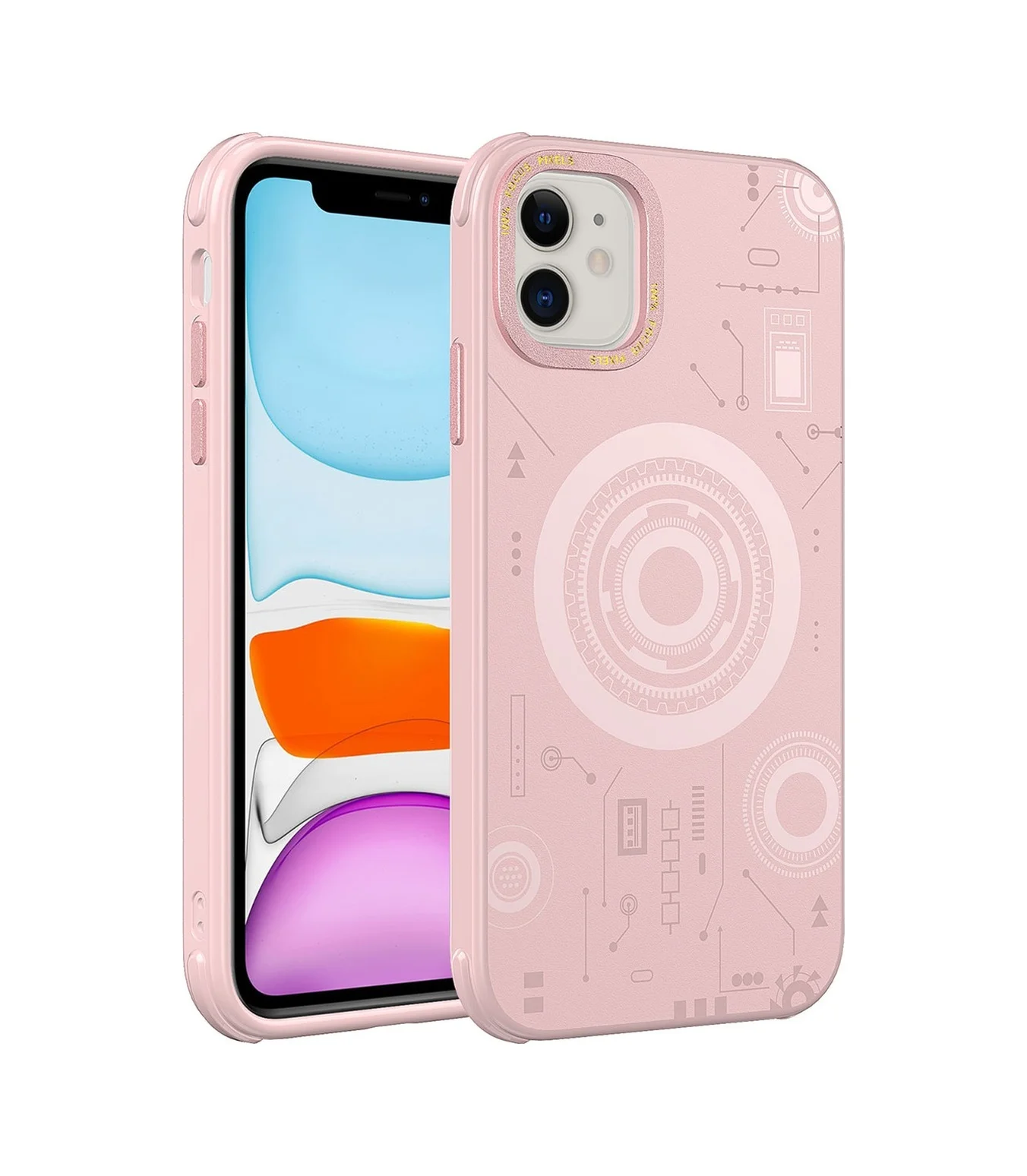 Lexroo Apple iPhone Uyumlu 11 Kılıf Wireless Şarj Özellikli Desenli Hot Kılıf - Rose Gold Lexroo Apple iPhone Uyumlu 11 Kılıf Wireless Şarj Özellikli Desenli Hot Kılıf - Rose Gold