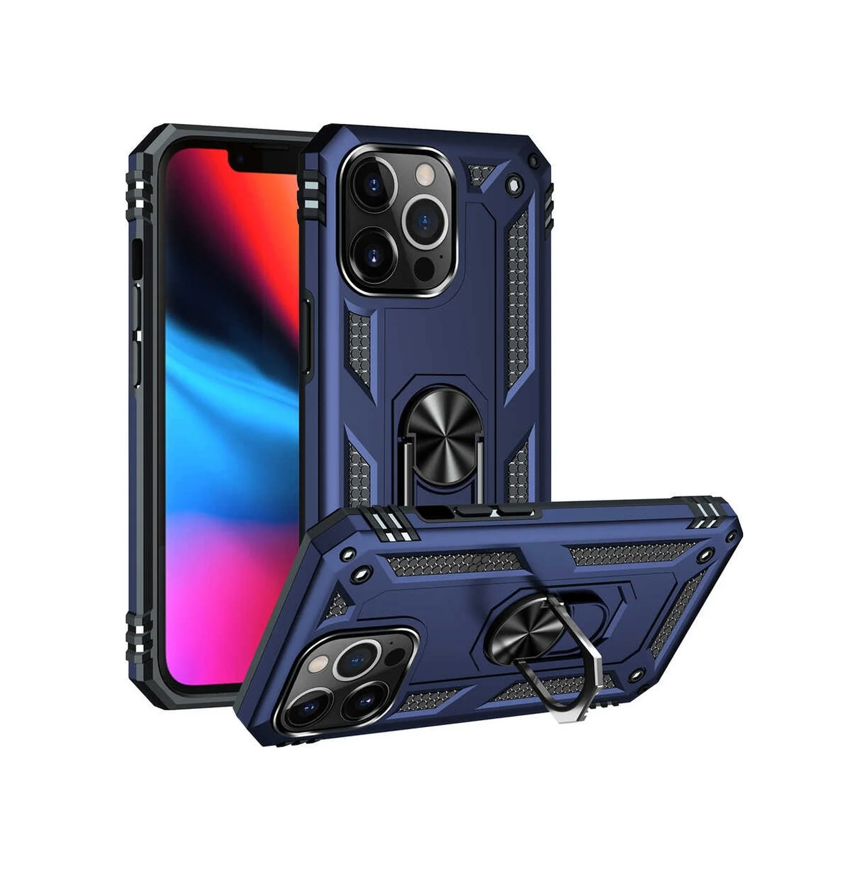 Lexroo Apple iPhone Uyumlu 13 Pro Max Kılıf Vega Kılıf - Mavi Lexroo Apple iPhone Uyumlu 13 Pro Max Kılıf Vega Kılıf - Mavi