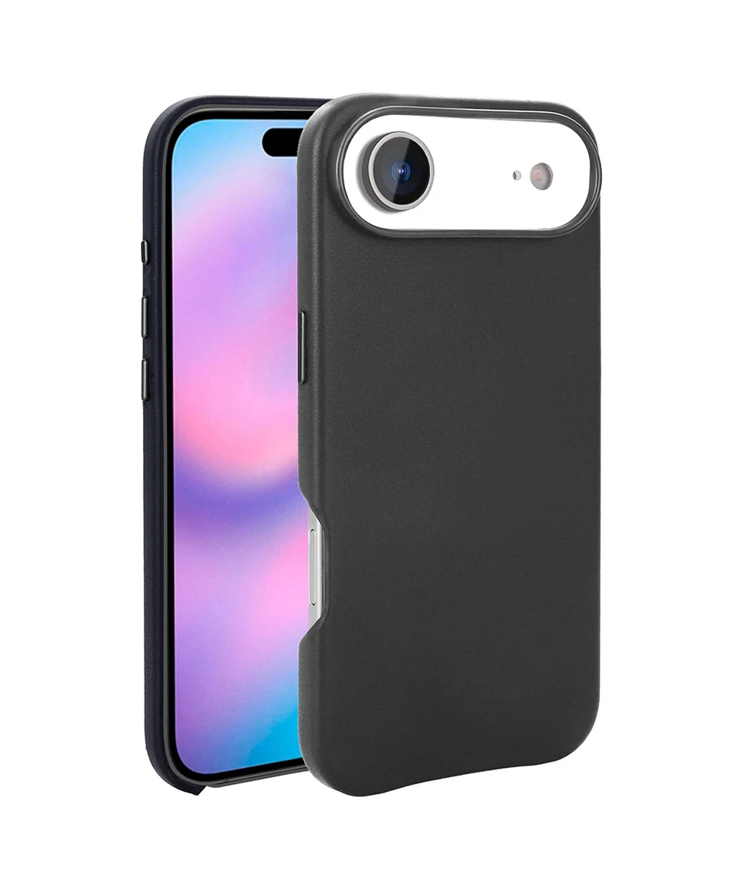 Lexroo Apple iPhone Uyumlu 17 Air Kılıf M-safe Şarj Özellikli Pu Deri Görünümlü Kupra Kılıf - Siyah Lexroo Apple iPhone Uyumlu 17 Air Kılıf M-safe Şarj Özellikli Pu Deri Görünümlü Kupra Kılıf - Siyah