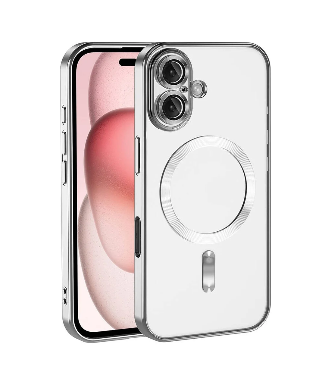 Lexroo Apple iPhone Uyumlu 16 Kılıf Kamera Korumalı M-safe Wireless Şarj Özellikli Demre Kılıf - Titanyum Çok Renkli Lexroo Apple iPhone Uyumlu 16 Kılıf Kamera Korumalı M-safe Wireless Şarj Özellikli Demre Kılıf - Titanyum Çok Renkli