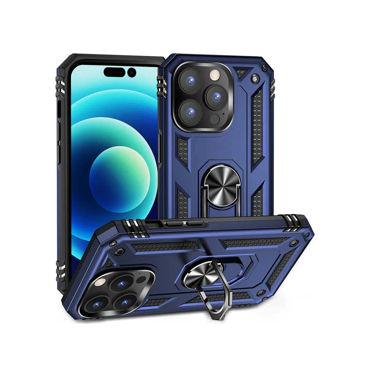 Lexroo Apple iPhone Uyumlu 14 Pro Kılıf Vega Kılıf - Mavi Lexroo Apple iPhone Uyumlu 14 Pro Kılıf Vega Kılıf - Mavi