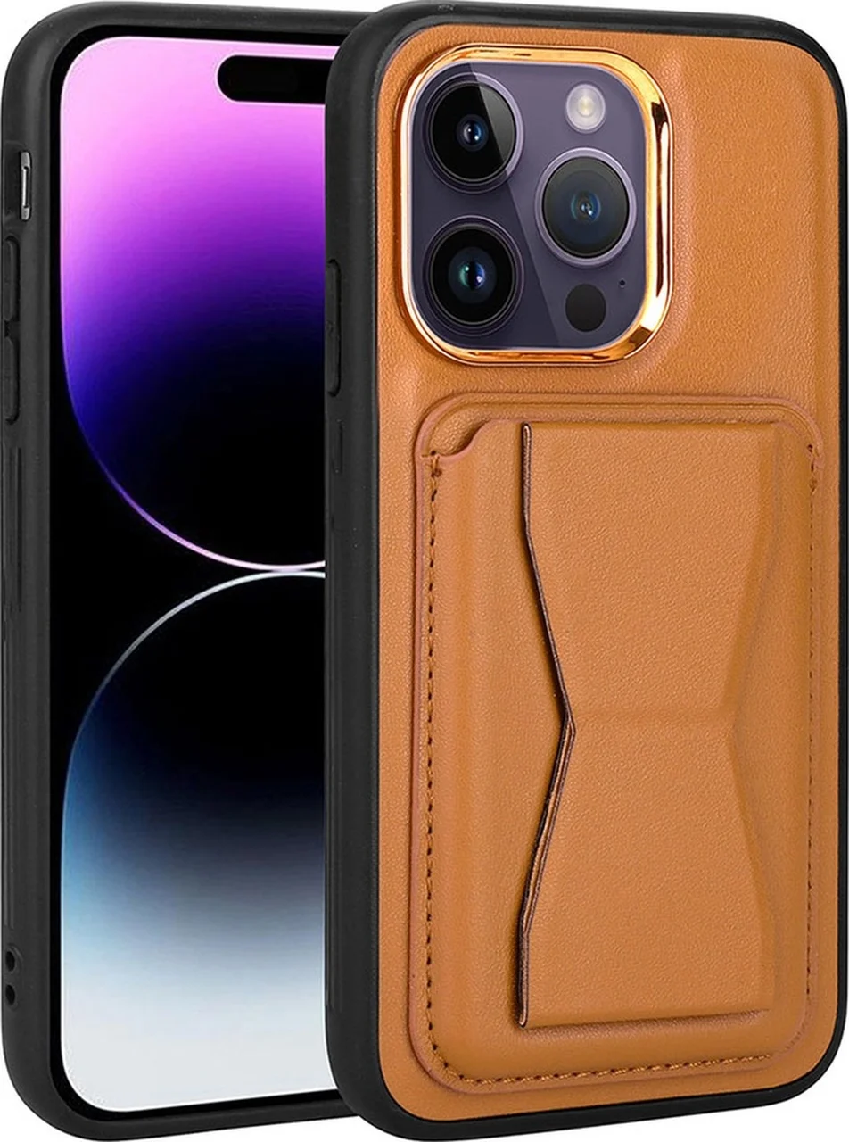 Lexroo Apple iPhone Uyumlu 14 Pro Kılıf Kartlıklı Standlı Pu Deri Memo Kılıf - Kahve Açık Çok Renkli Lexroo Apple iPhone Uyumlu 14 Pro Kılıf Kartlıklı Standlı Pu Deri Memo Kılıf - Kahve Açık Çok Renkli