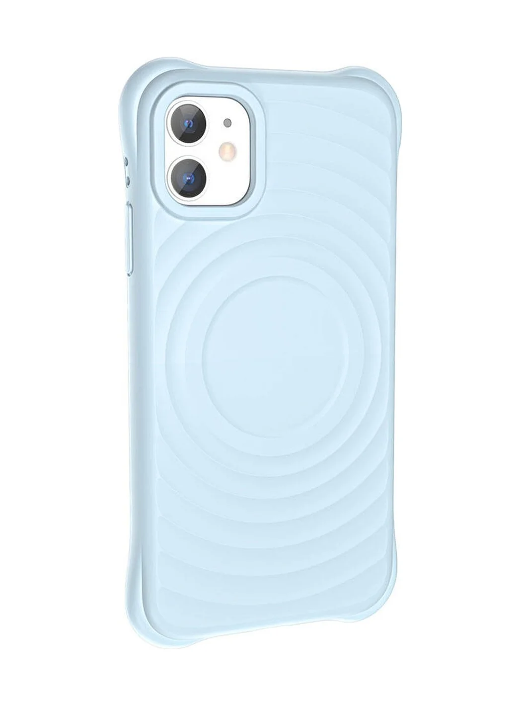 Lexroo Apple iPhone Uyumlu 11 M-safe Şarj Özellikli Airbagli Mat Görünümlü Hepi Kılıf - Mavi Açık Lexroo Apple iPhone Uyumlu 11 M-safe Şarj Özellikli Airbagli Mat Görünümlü Hepi Kılıf - Mavi Açık