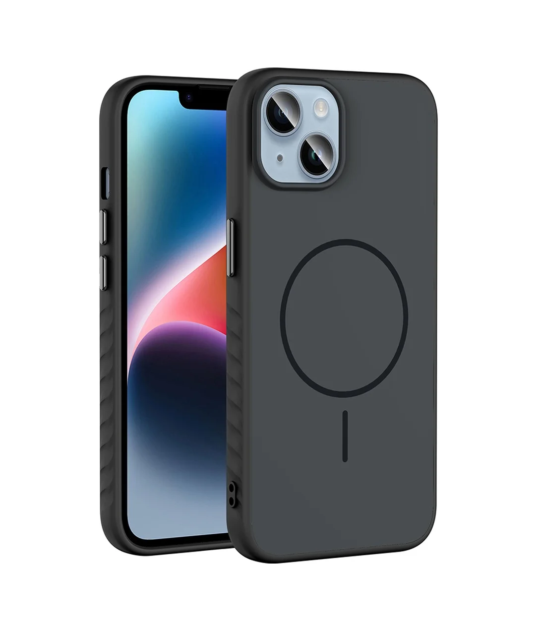 Lexroo Apple iPhone Uyumlu 15 Kılıf M-safe Şarj Özellikli Tea Kılıf - Siyah Lexroo Apple iPhone Uyumlu 15 Kılıf M-safe Şarj Özellikli Tea Kılıf - Siyah
