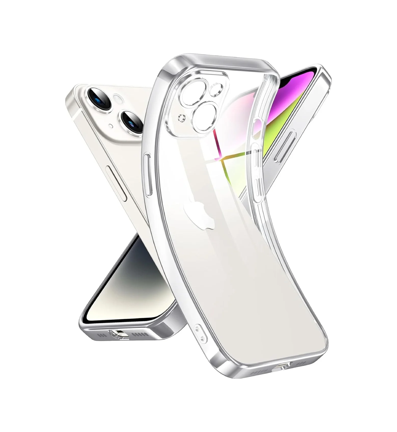 Lexroo Apple iPhone Uyumlu 15 Kamera Korumalı Şeffaf Silikon Kılıf Lexroo Apple iPhone Uyumlu 15 Kamera Korumalı Şeffaf Silikon Kılıf
