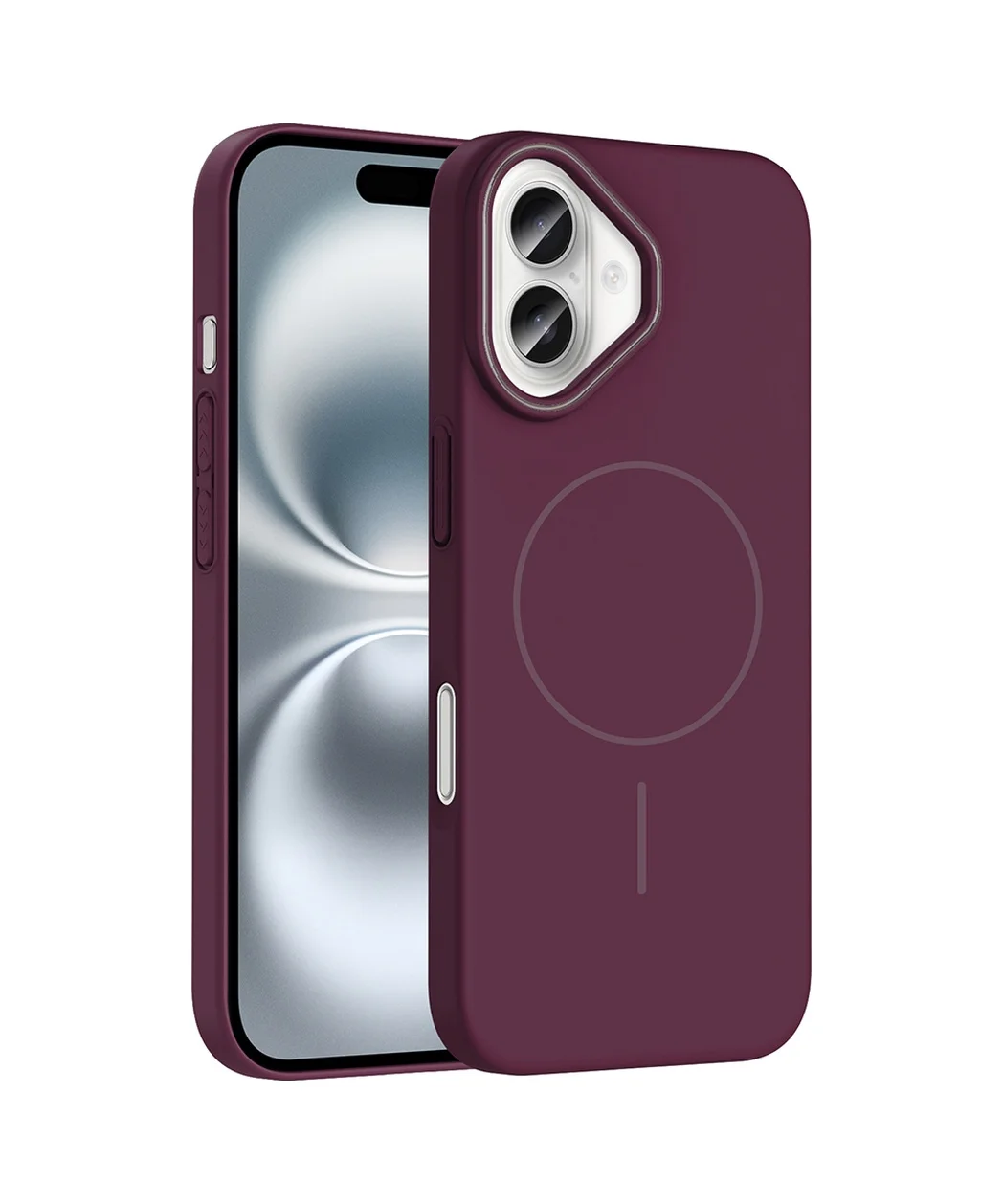 Lexroo Apple iPhone Uyumlu 16 Plus Kılıf M-safe Şarj Özellikli Ruby Sert Kılıf - Mürdüm Çok Renkli Lexroo Apple iPhone Uyumlu 16 Plus Kılıf M-safe Şarj Özellikli Ruby Sert Kılıf - Mürdüm Çok Renkli