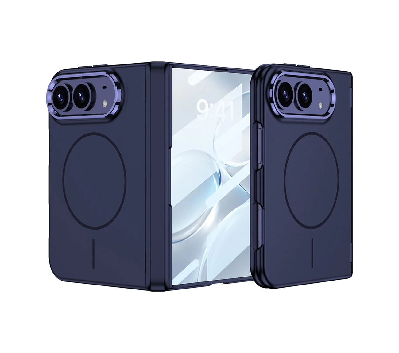 Lexroo Apple iPhone Uyumlu Duo Kılıf M-safe Şarj Özellikli Kıpta Kpt-14 Sert Pc Kılıf - Lacivert Lexroo Apple iPhone Uyumlu Duo Kılıf M-safe Şarj Özellikli Kıpta Kpt-14 Sert Pc Kılıf - Lacivert