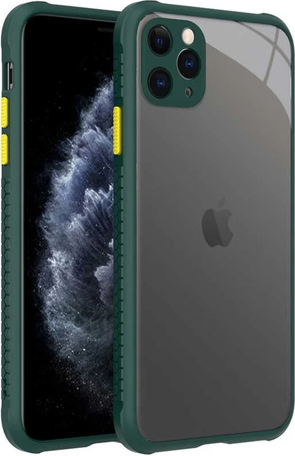 Lexroo Apple iPhone Uyumlu 11 Pro Max Kılıf Kaff Kılıf - Koyu Yeşil Lexroo Apple iPhone Uyumlu 11 Pro Max Kılıf Kaff Kılıf - Koyu Yeşil