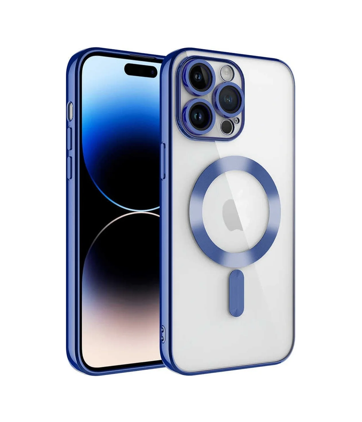 Lexroo Apple iPhone Uyumlu 14 Pro Max Kılıf Kamera Korumalı M-safe Wireless Şarj Özellikli Demre - Sierra Mavi Lexroo Apple iPhone Uyumlu 14 Pro Max Kılıf Kamera Korumalı M-safe Wireless Şarj Özellikli Demre - Sierra Mavi