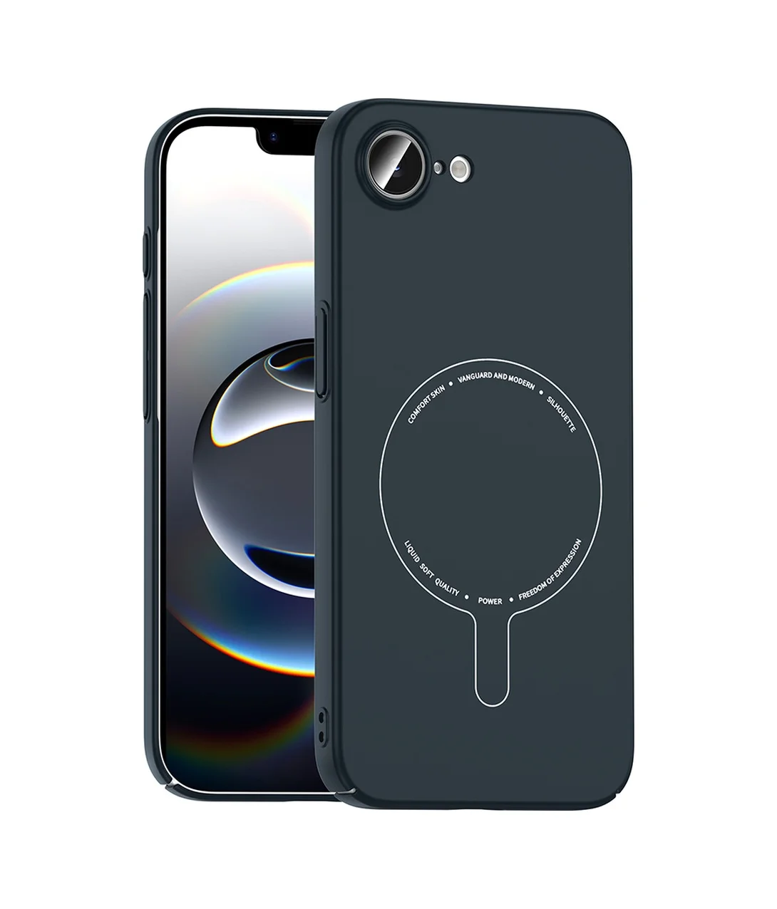 Lexroo Apple iPhone Uyumlu 17e Kılıf M-safe Şarj Özellikli Kamera Korumalı Elio Sert Pc Kılıf - Lacivert Lexroo Apple iPhone Uyumlu 17e Kılıf M-safe Şarj Özellikli Kamera Korumalı Elio Sert Pc Kılıf - Lacivert