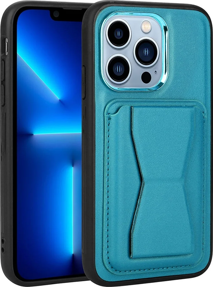 Lexroo Apple iPhone Uyumlu 13 Pro Max Kılıf Kartlıklı Standlı Pu Deri Memo Kılıf - Mavi Lexroo Apple iPhone Uyumlu 13 Pro Max Kılıf Kartlıklı Standlı Pu Deri Memo Kılıf - Mavi