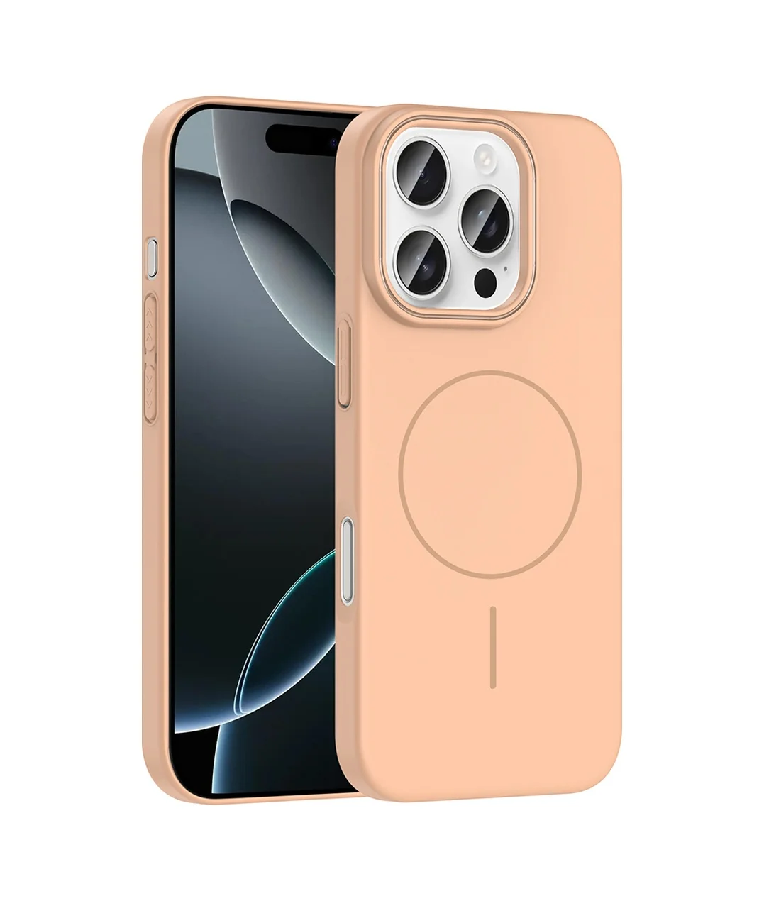 Lexroo Apple iPhone Uyumlu 16 Pro Kılıf M-safe Şarj Özellikli Ruby Sert Kılıf - Desert Titanyum Çok Renkli Lexroo Apple iPhone Uyumlu 16 Pro Kılıf M-safe Şarj Özellikli Ruby Sert Kılıf - Desert Titanyum Çok Renkli