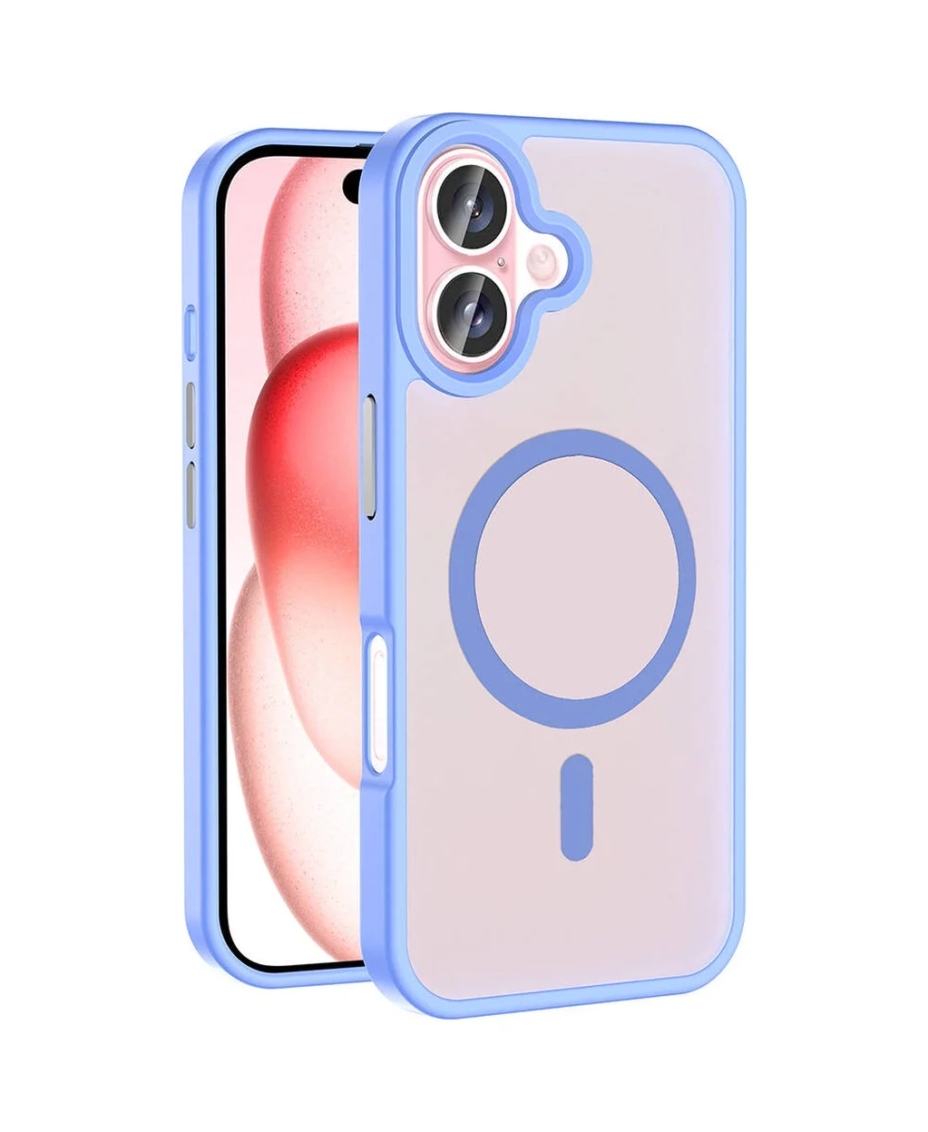 Lexroo Apple iPhone Uyumlu 16 Plus Kılıf M-safe Şarj Özellikli Mat Arka Yüzey Sio Kılıf - Lila Lexroo Apple iPhone Uyumlu 16 Plus Kılıf M-safe Şarj Özellikli Mat Arka Yüzey Sio Kılıf - Lila