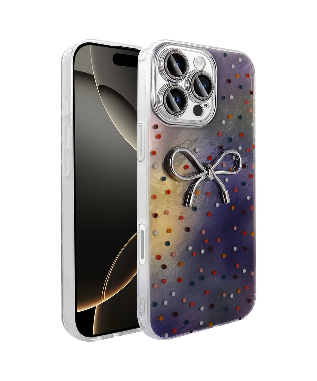 Lexroo Apple iPhone Uyumlu 16 Pro Max Kılıf Kamera Korumalı Figürlü Ponti Silikon Kılıf - Lila Lexroo Apple iPhone Uyumlu 16 Pro Max Kılıf Kamera Korumalı Figürlü Ponti Silikon Kılıf - Lila