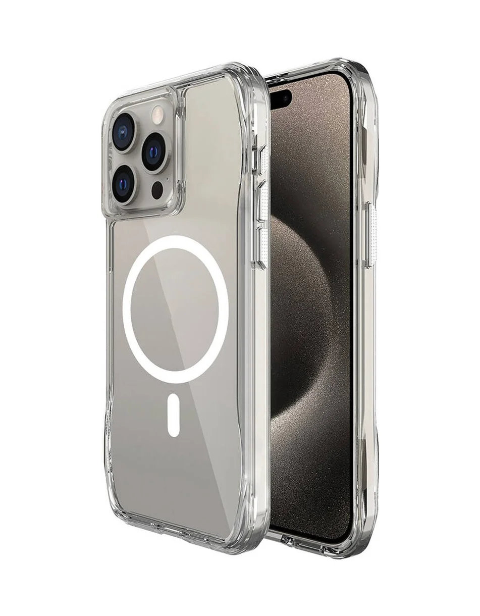 Lexroo Apple iPhone Uyumlu 15 Pro Kılıf M-safe Şarj Özellikli Airbagli Şeffaf İncek Kılıf - Şeffaf Lexroo Apple iPhone Uyumlu 15 Pro Kılıf M-safe Şarj Özellikli Airbagli Şeffaf İncek Kılıf - Şeffaf