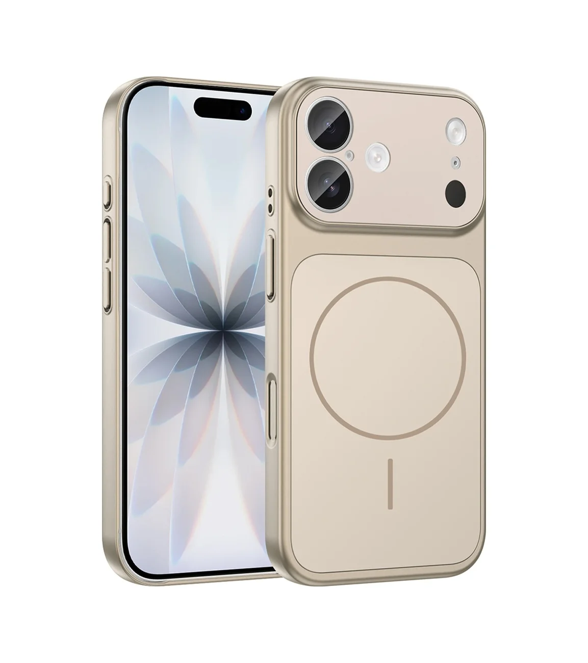 Lexroo Apple iPhone Uyumlu 16 Kılıf M-safe Şarj Özellikli Kamera Korumalı Formen Kılıf - Gold Lexroo Apple iPhone Uyumlu 16 Kılıf M-safe Şarj Özellikli Kamera Korumalı Formen Kılıf - Gold